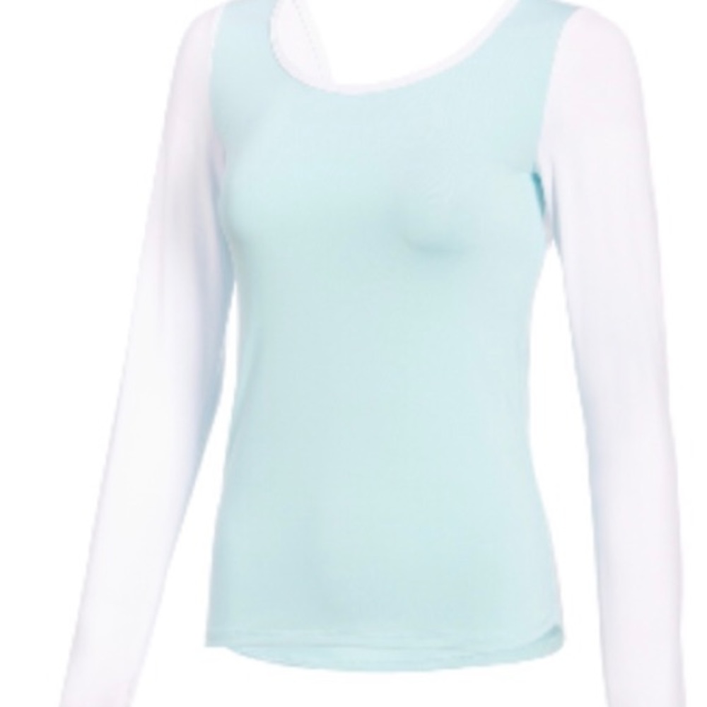 EUC Adedge long sleeve tennis shirt in mint